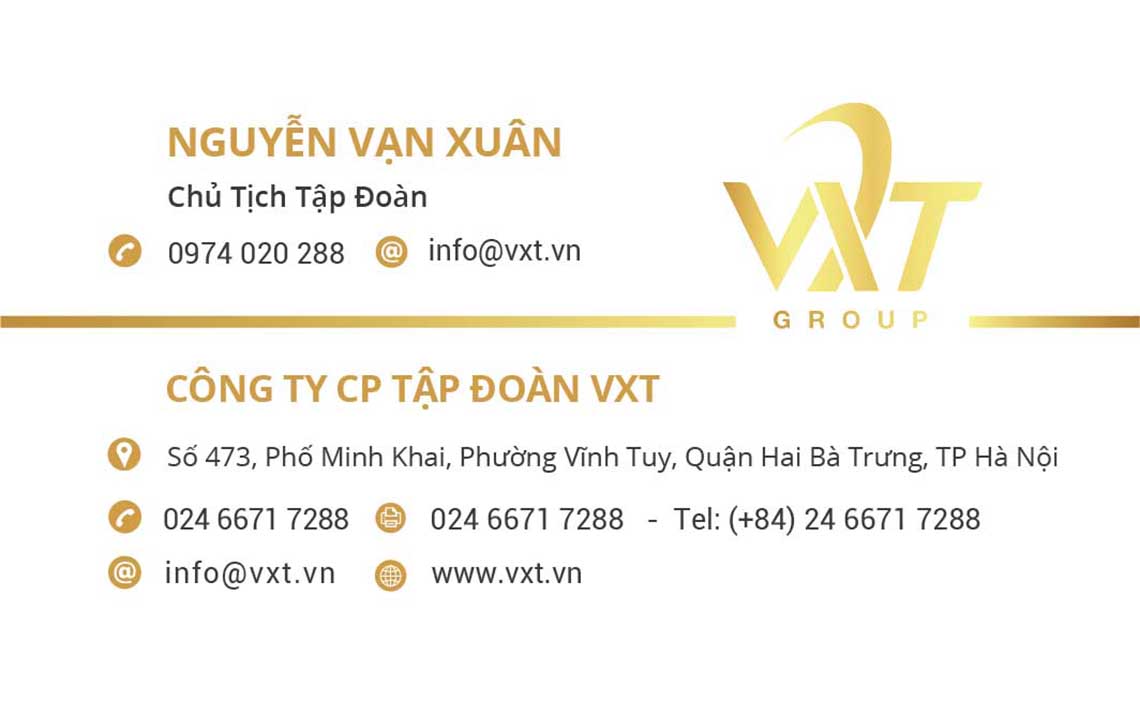 VXT - Thiết kế logo tập đoàn VXT